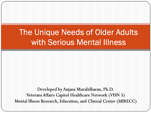 The Unique Needs of Older Adults with SMI