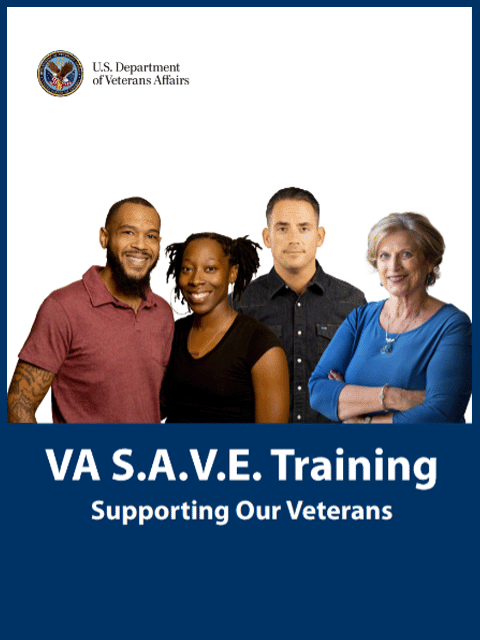 Thumbnail of cover image: VA S.A.V.E Training. Supporting Our Veterans