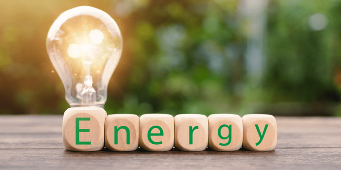 Lightbulb powered by energy