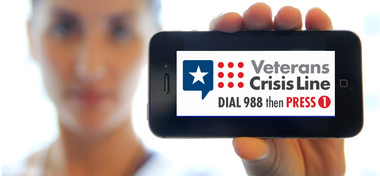 Veterans Crisis Hotline 988 - If you are having a medical or mental health emergency, dial 911. If you are having thoughts of suicide, dial 988, then press 1 at the prompt to reach the Veterans Crisis Line