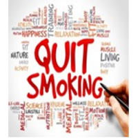 Quit Smoking with positive words written around it