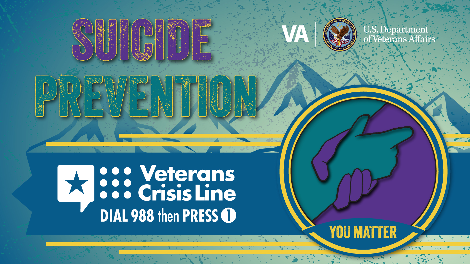 Large Web Banner for Suicide Prevention Month