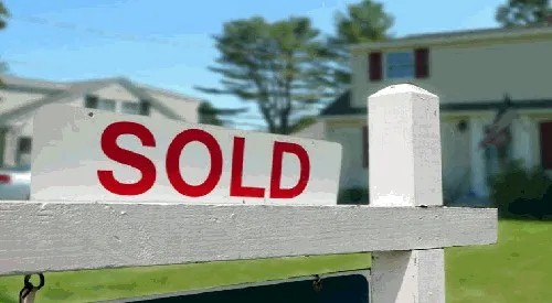 Real Estate Sold sign